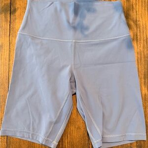 Lululemon Align Women's Grey Blue Bike Shorts